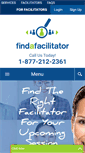 Mobile Screenshot of findafacilitator.com